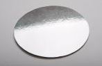 12" Cake Boards Round Silver Image