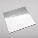 6" Cake Boards Square Silver Image